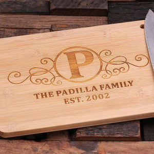 Bamboo Cutting Board - The Family - Rion Douglas Gifts - 2