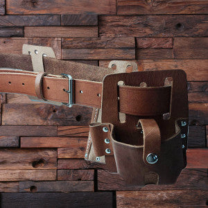 Engraved Cow Leather Tool Belt - Rion Douglas Gifts - 3