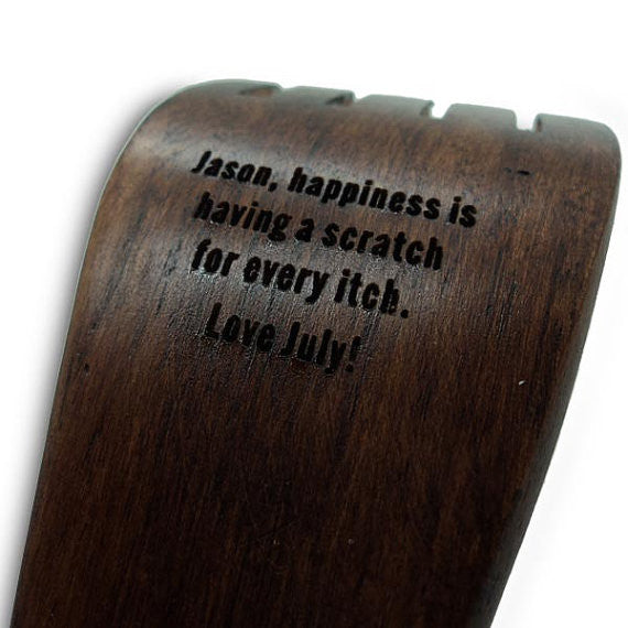 Personalized Wood Back Scratcher - Rion Douglas Gifts - 3