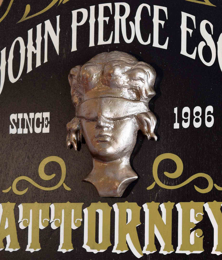 Attorney at Law - Personalized Vintage Custom Wood Plank Sign