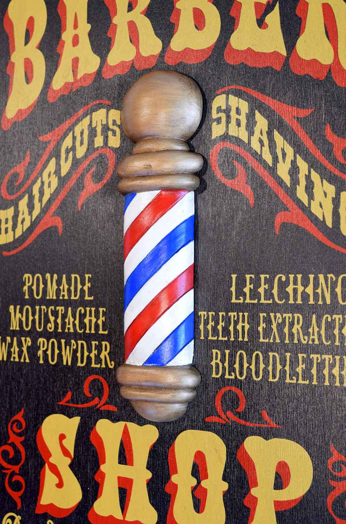 Barber Shop - Personalized Vintage Occupational Wood Sign