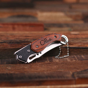 Nifty Designed Pocket Knife w/Wooden Box - Rion Douglas Gifts - 2