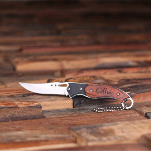 Nifty Designed Pocket Knife w/Wooden Box - Rion Douglas Gifts - 5