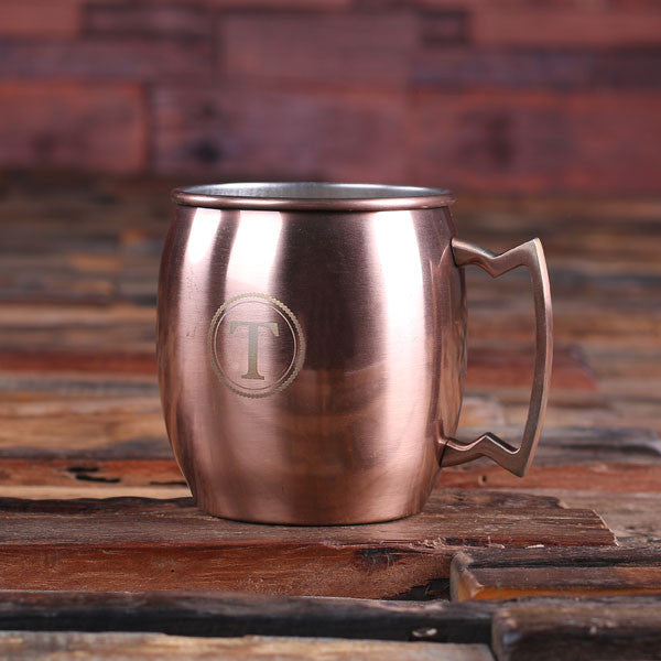 Personalized Moscow Mule Mug with Beautifully Shaped Handle - Rion Douglas Gifts - 5