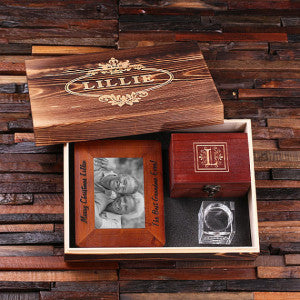4 pc Gift Set w/Keepsake Box – Frame, Candle Holder, Treasure Box - Rion Douglas Gifts - 2