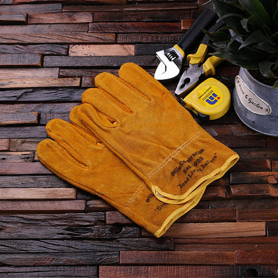 Suede Multipurpose Gloves – Gardening/Carpentry - Rion Douglas Gifts - 1