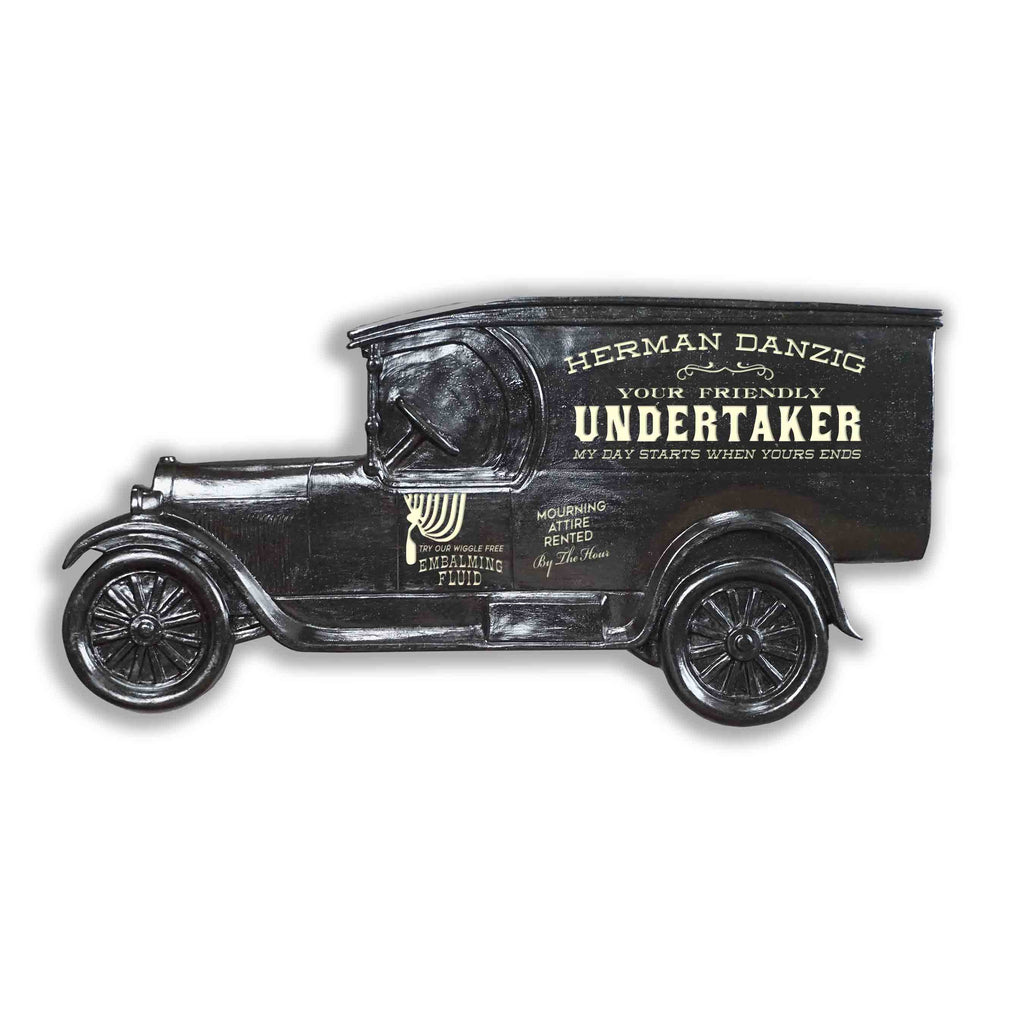 Undertaker Model T Truck Sign Funeral