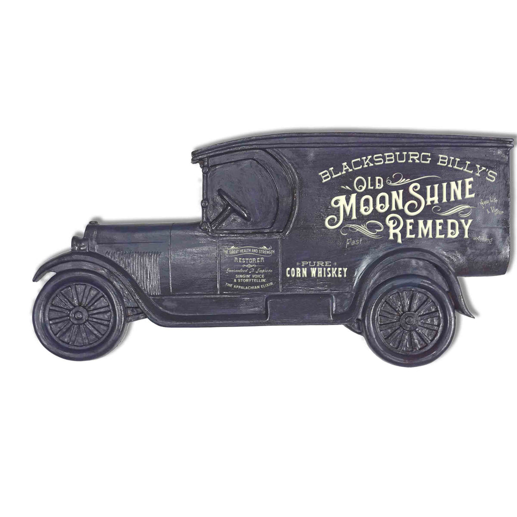 Personalized Old Moonshine Remedy Model T Truck Sign