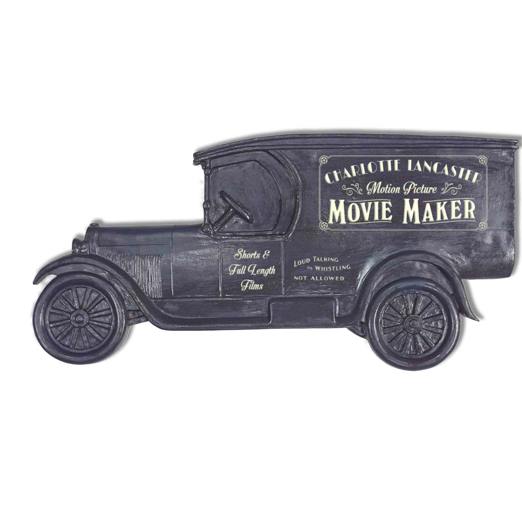 Personalized Movie Maker Model T Truck Sign