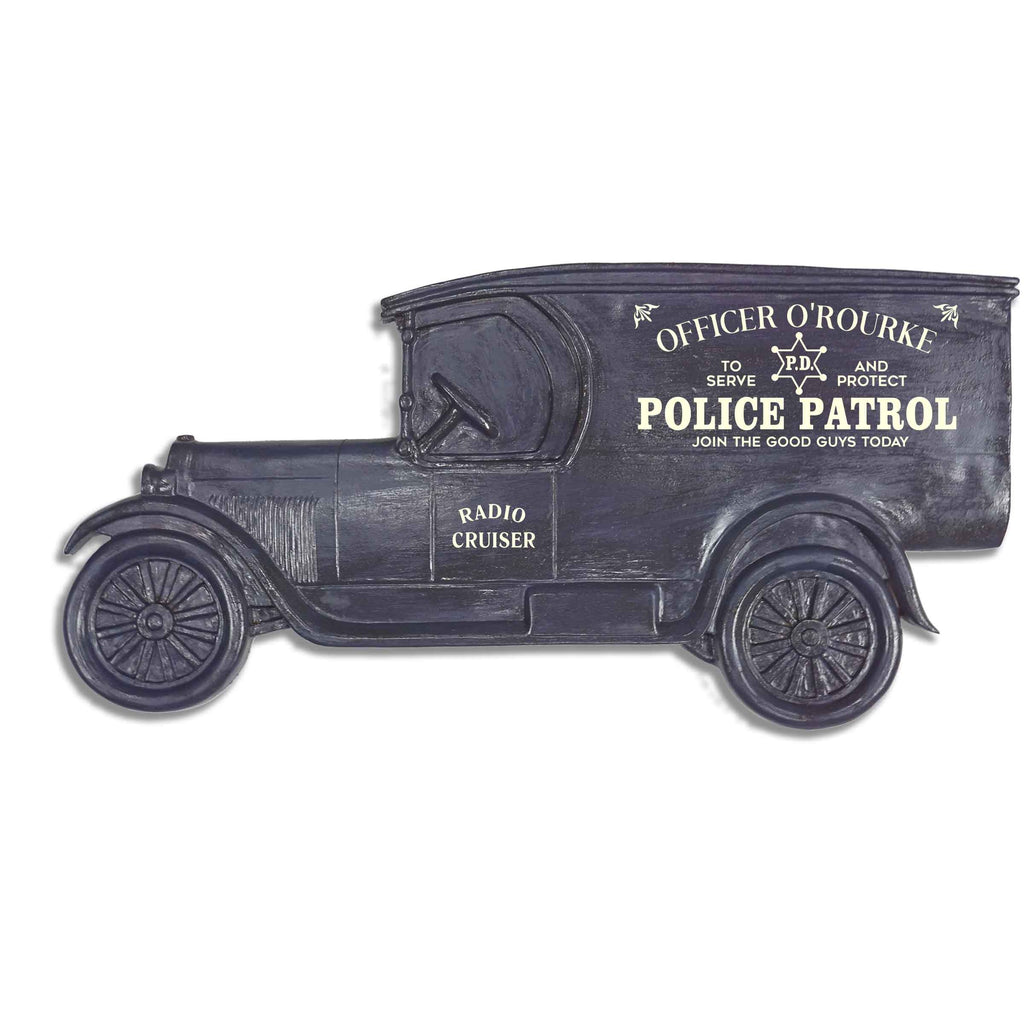Police Model T Truck Sign