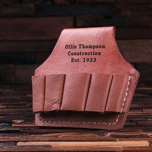 Engraved Leather Tool Belt Attachment - Rion Douglas Gifts - 5