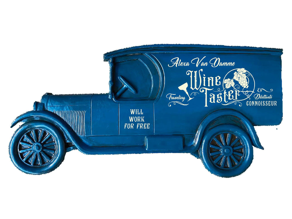 Wine Taster Model T Truck Sign