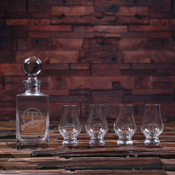 Personalized Decanter with Snifters