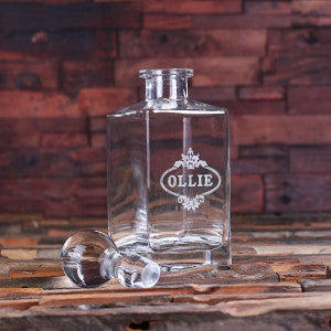 Personalized Glass Decanter
